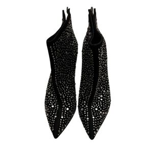 Black Studded Ankle Boots